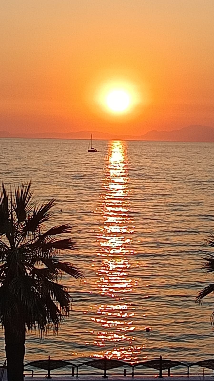 Sunset view at Casa Carolina